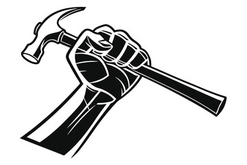 The Symbol of Revolution Fist with Hammer