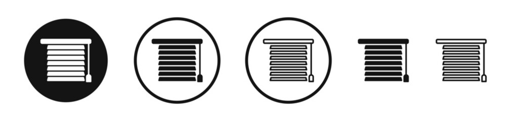 Blinds icon set. vector icons for apps and website ui design