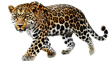 Obraz premium Majestic Leopard Strolling in the Wild