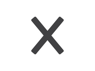 The cross  icon typically signifies cancellation, rejection, or closing something, such as a window, notification, or action and illustration work.