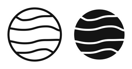 Mercury icon set. vector icons for apps and website ui design