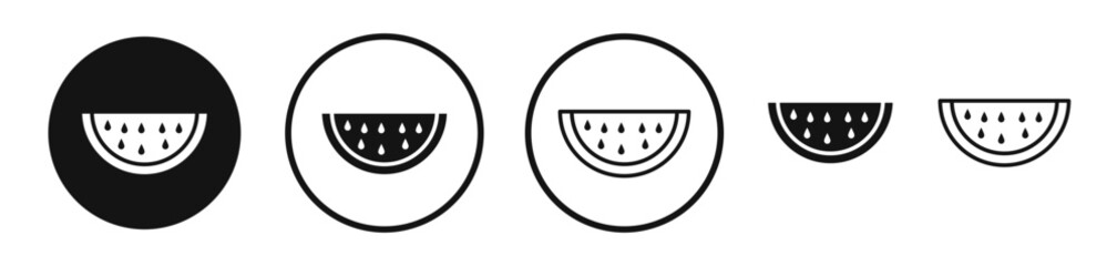 Melon icon set. vector icons for apps and website ui design