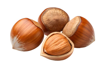 Natural Hazelnuts with Shell Detail for Ingredient.