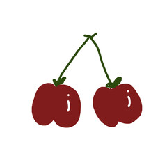 cherries vector illustration