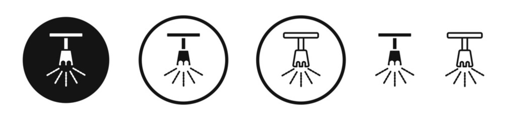 Sprinkler icon set. vector icons for apps and website ui design