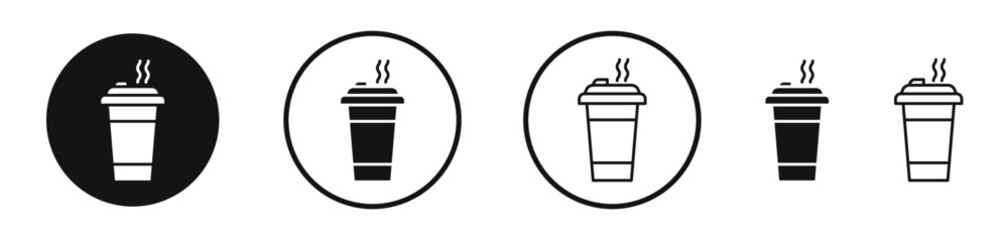 Togo Cup icon set. vector icons for apps and website ui design