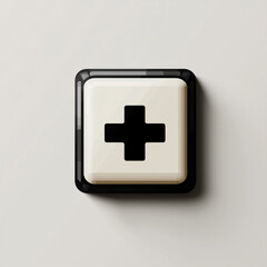 Fototapeta premium Medical Sign Icon on Light Background 