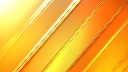 Diagonal, vibrant, yellow-orange, abstract lines background