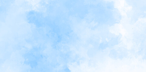 Abstract grunge sky blue soft painted watercolor paint splash. inspiring views of fluffy clouds blue sky background. cloudy blue sky various natural clouds and smoke. morning cloud in the sky.