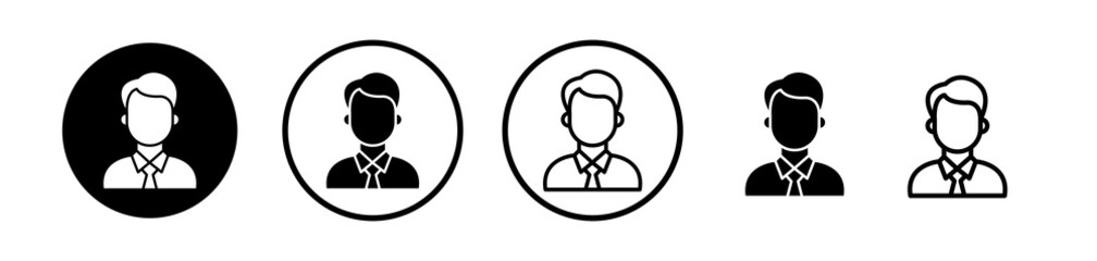 Cashier icons symbol. Flat and line design style.