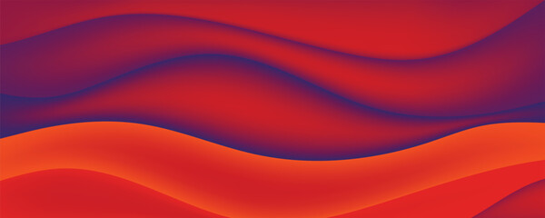 Gradient Abstract Background with Modern Curved Design