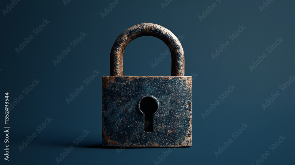 Poster data protection background is a concept in cybersecurity and privacy technology. a small padlock bin
