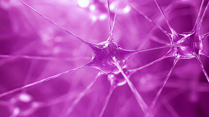 Purple Digital cyberspace and digital data network connections concept. Transfer digital data hi-speed internet, Future technology digital abstract background concept. 3d rendering