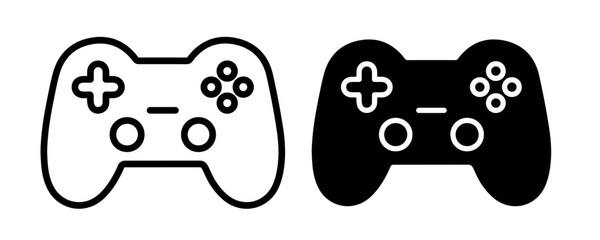 Gamepad vector icon symbol. illustration sign collection. © Creatives