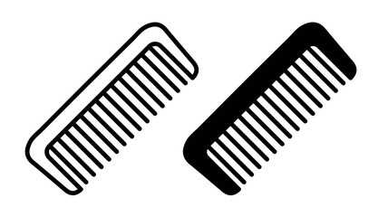 Hair brush vector icon symbol. illustration sign collection.