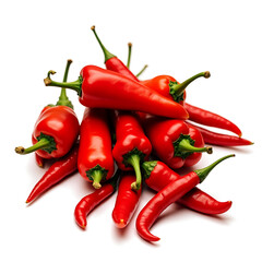 red hot cilly pepper..Peperoncini su sfonfo nero