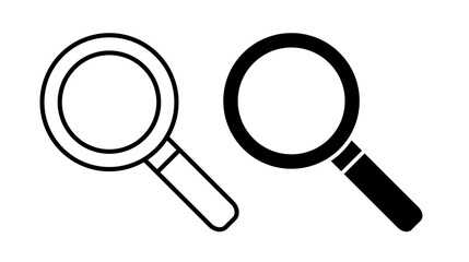 Search vector icon symbol. illustration sign collection.