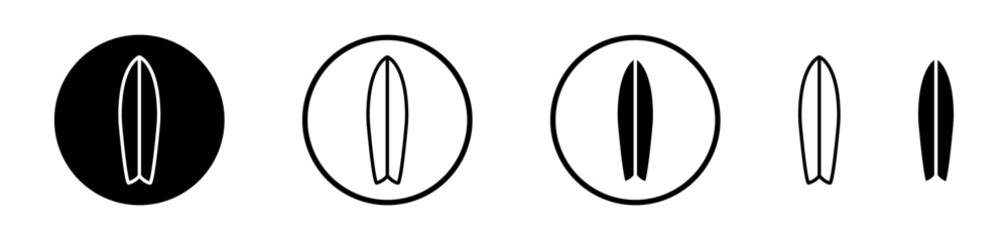 Surfing vector icon symbol. illustration sign collection.