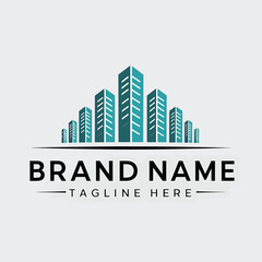 Fototapeta premium Vector real estate and home buildings logo illustration