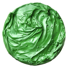 Fototapeta premium Swirled Green Substance Abstract Art Texture
