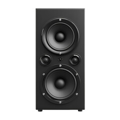 Fototapeta premium Black Studio Monitor Speaker Loud Audio Music System