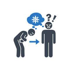 Virus Thought Anger Icon