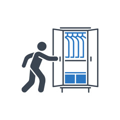 Opening Closet Icon