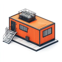 Innovative Portable Modular Container Home Offering Versatile Accommodation and Workspace Solutions for Modern Lifestyles Sustainable Living and Remote Getaways