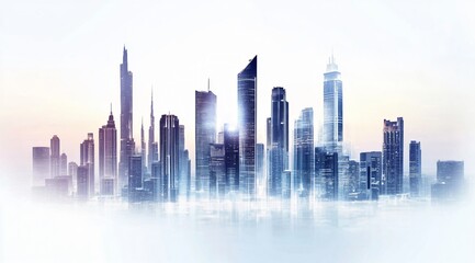 A fashionable urban cityscape featuring dynamic motion blur of cars and the sky, conveying the fast-paced, modern energy of metropolitan life. The sleek movement of vehicles combined with the stylish 