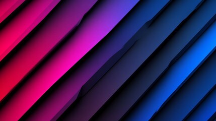 Obraz premium Abstract Diagonal Lines: Vibrant Pink and Blue Gradient