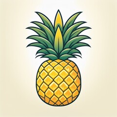 vector illustration of pineapple