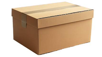 open cardboard box