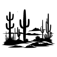 cactus in the desert © Sarfaraz