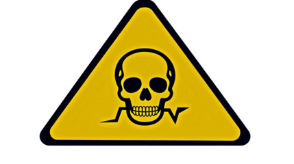 danger skull sign