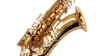 Fototapeta premium saxophone isolated on black