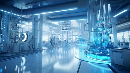 Obraz premium A photo of a sustainable petrochemical research