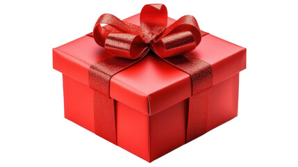 Obraz premium red gift box