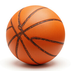 Fototapeta premium basketball ball isolated on white