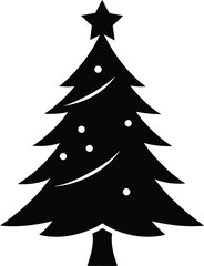 christmas tree vector 