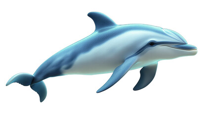 Fototapeta premium Graceful Dolphin in Profile View