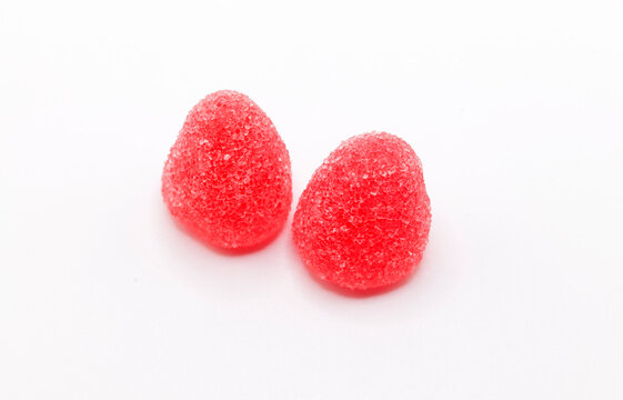 Raspberry-Shaped Gummies