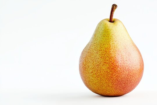 a pear on a white background 
