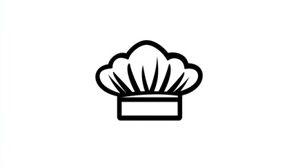 Chef Hat Icon on White Background (1)