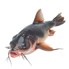 Catfish isolated on white background
