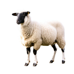 Obraz premium sheep isolated on transparent background