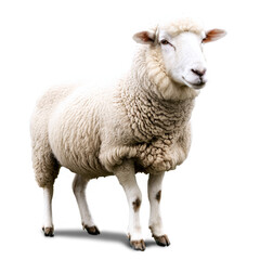 Obraz premium sheep isolated on transparent background