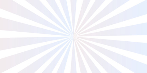 Sunburst striped background design vector in purple red blue yellow and white colors Sunburst or sun burst retro background Star burst abstract backdrop. Vector illustration