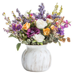 Centerpieces isolated on white background