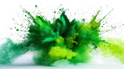 Colorful Powder Explosion