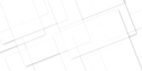 Abstract white, gray technology concept diamond triangle geometric line background. modern seamless business technology concept geometric shapes. squares and triangle with soft shadows as pattern.